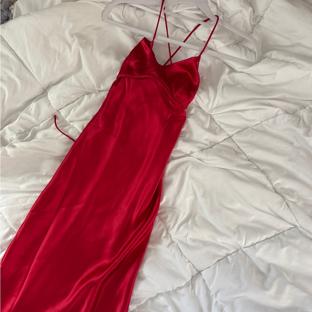 Babyboo Malika Maxi Dress- Red (never worn) (NWT)